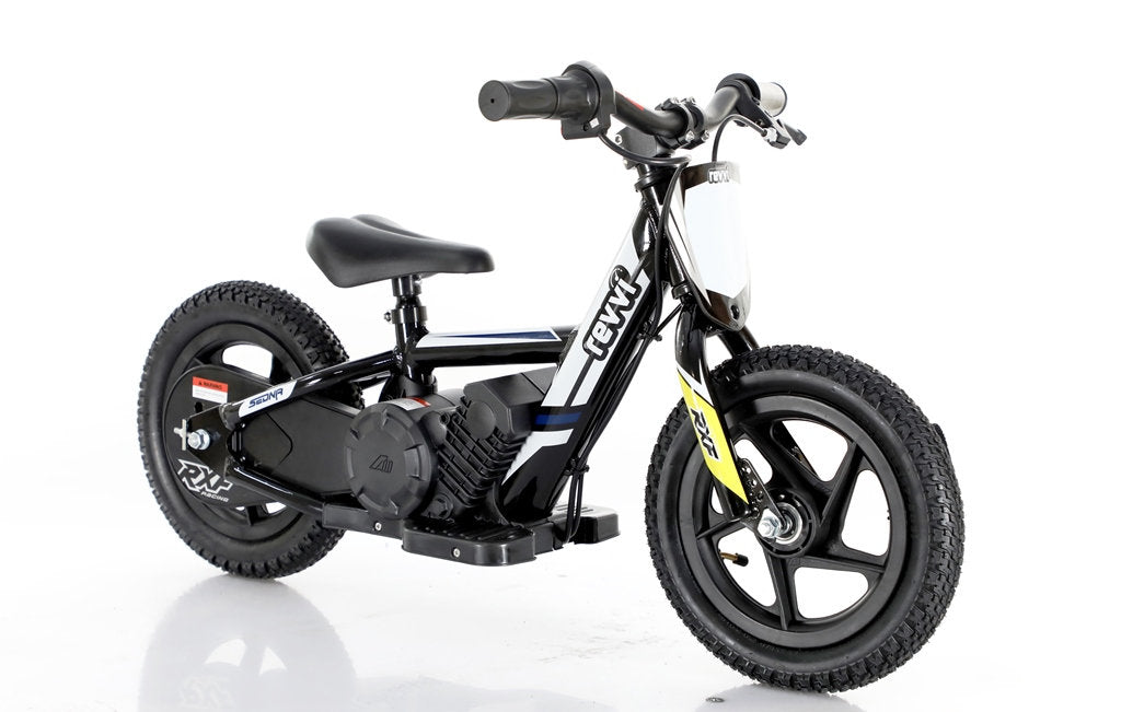 Revvi 12" White Kids Electric Balance Bike