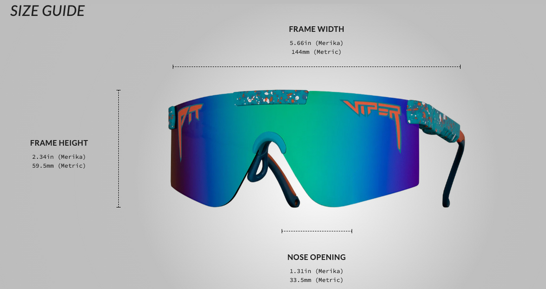 PIT VIPER - THE MARINA POLARIZED 2000S MIRROR LENS