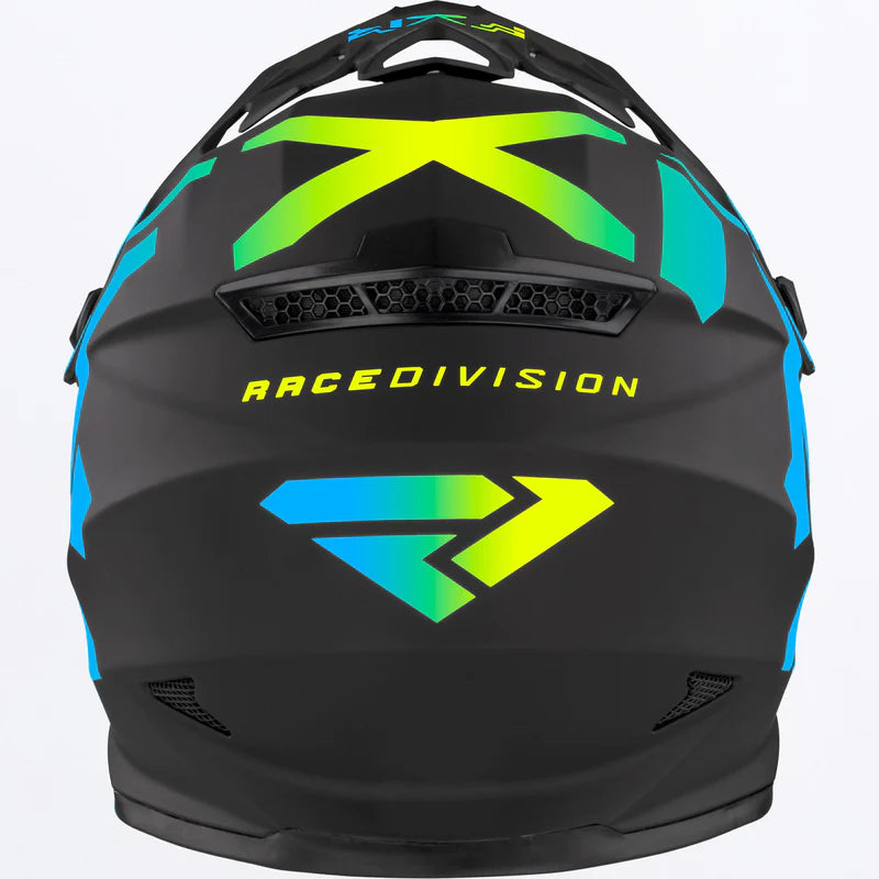 2023 YOUTH FXR Legion Helmet Black Blue