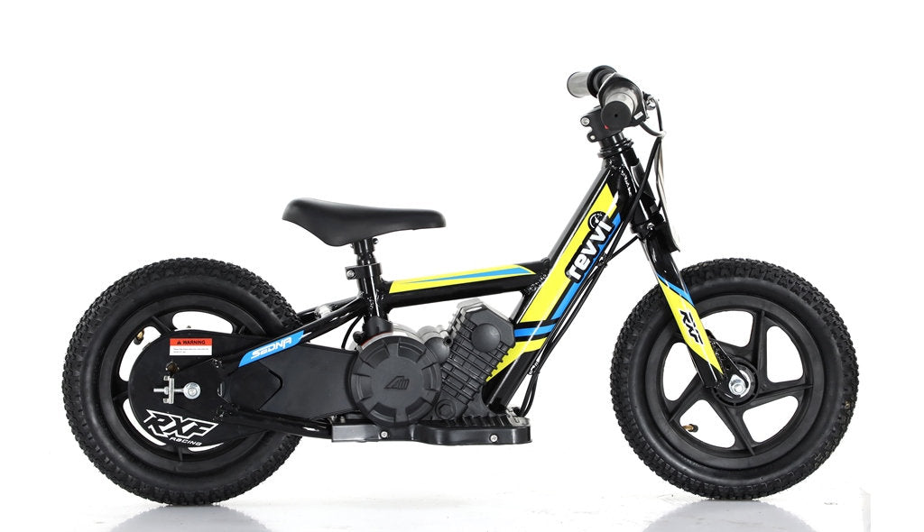 Revvi 12" Yellow Kids Electric Balance Bike