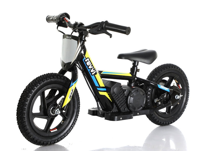 Revvi 12" Yellow Kids Electric Balance Bike