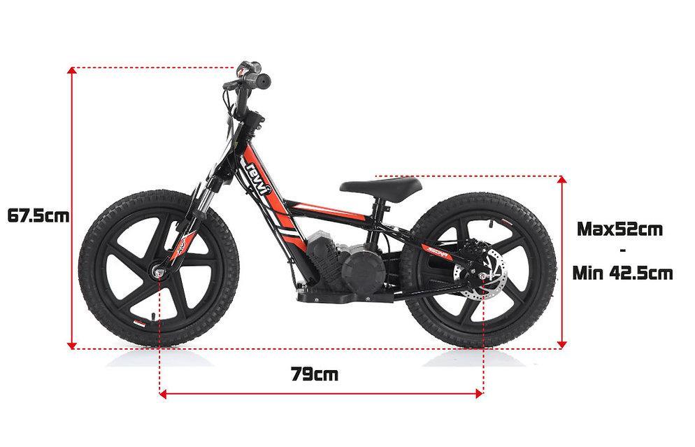 Revvi 16" PLUS Orange Kids Electric Balance Bike