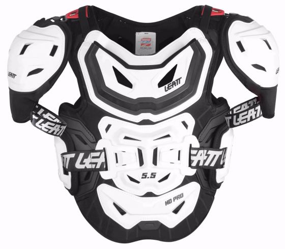 LEATT CHEST PROTECTOR 5.5 PRO HD WHITE