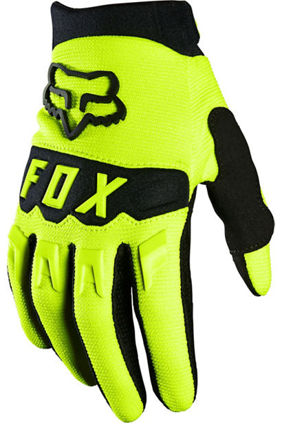 Fox 2023 Dirtpaw Youth Glove Flo Yellow