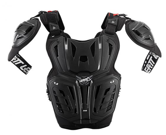 LEATT CHEST PROTECTOR 4.5 PRO BLACK