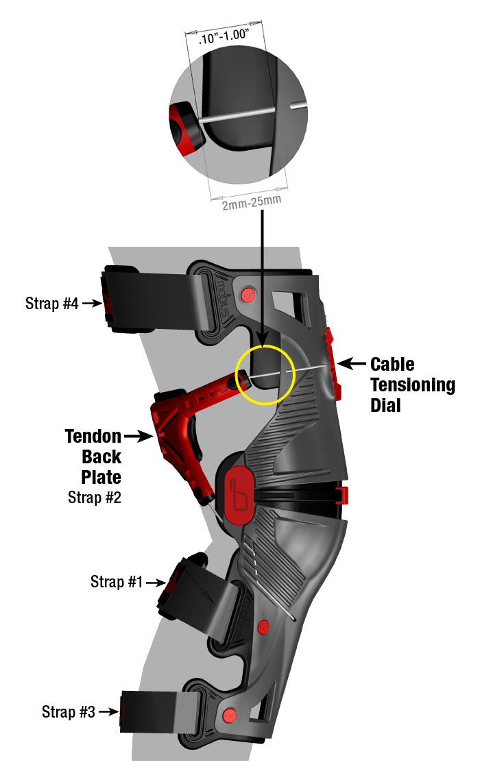 Mobius X8 Knee Brace - Black