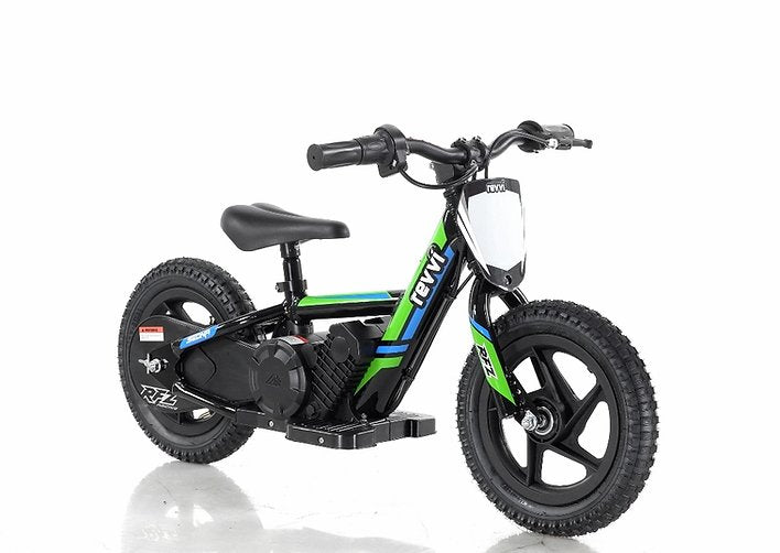 Revvi 12" Green Kids Electric Balance Bike