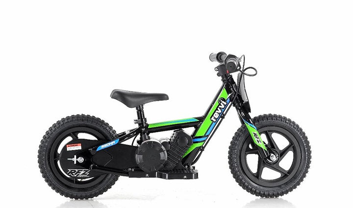 Revvi 12" Green Kids Electric Balance Bike