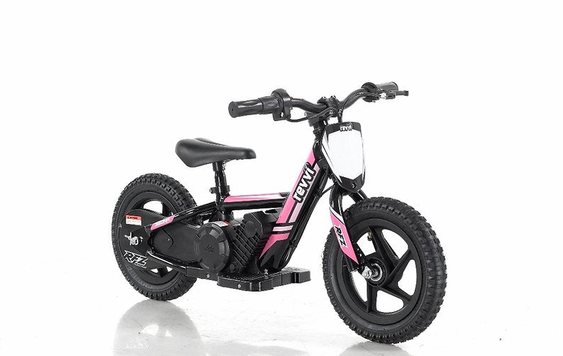 Revvi 12" Pink Kids Electric Balance Bike