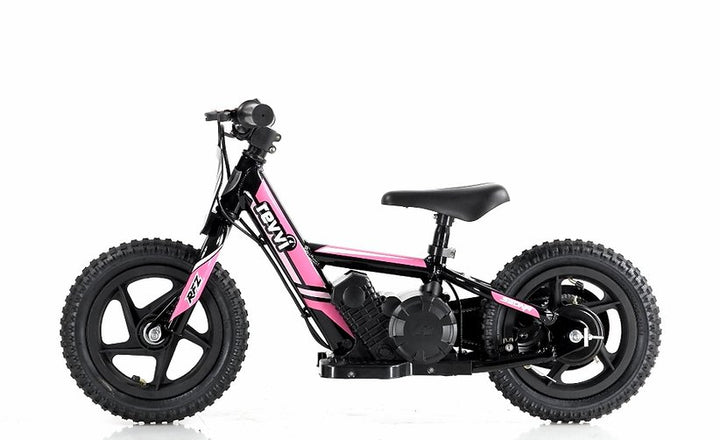 Revvi 12" Pink Kids Electric Balance Bike