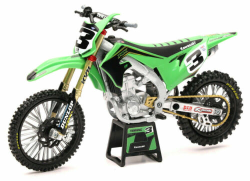 KAWASAKI Eli Tomac KXF450 1:12 SCALE DIECAST MX MODEL BIKE